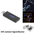 GPS Jammer Signal Blocker For Car Anti-monitoring Intelligent Signal Detectors USB Signal Blocker W/Display Screen HENGLI. 