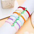 Elegant Tulip Charm Bracelet Handmade Braided Rope Fashion Sweet Flower Adjustable Bracelet Wristband Friendship Jewelry Gifts ANLAN. 