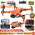 LYZRC L900 PRO SE GPS Drone 4K Professional HD Dual Camera 5G WIFI Brushless Motor FPV Quadcopter Foldable Aerial Photography Drone. 