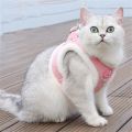 1/Set Puppy Dog Harness For Small Dogs Adjustable Dog Kitten Cat Harness and Leash Dog Leash Dog Cat Collar Dog Cat Accessories. 