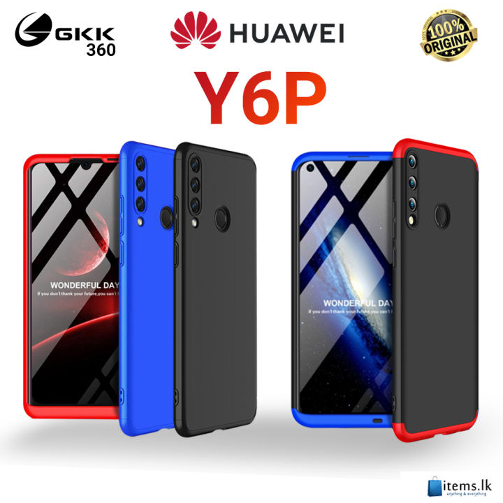 OriginaI GKK 360 Protection Case Dual Tone Front and Back Case Full Body Cover Huawei Y6p