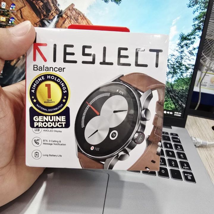 Kieslect Balancer Smart Watch with 1.43″ FHD AMOLED + AOD Display ...