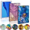 Tablet Hard Shell Case for Huawei MediaPad M5 Lite 10.1 8/M5 10.8/T5 10/T3 10/T3 8.0 High-quality Watercolor Series Back Cover. 