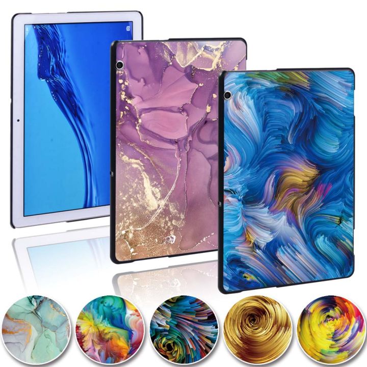 Tablet%20Hard%20Shell%20Case%20for%20Huawei%20MediaPad%20M5%20Lite%2010.1%208/M5%2010.8/T5%2010/T3%2010/T3%208.0%20High-quality%20Watercolor%20Series%20Back%20Cover%20-%20Image%207