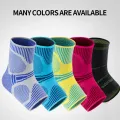 1 PC Sports Ankle Brace Compression Strap Sleeves Support 3D Weave Elastic Bandage Foot Protective Gear Gym Fitness. 