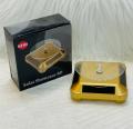 Solar Showcase 360 Turntable Rotating For Jewelry Mobile Phone Watch Ring Camera Displaying Mount Stand. 