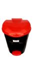 Foot Pedal Type Large Trash Can With Lid Kitchen Waste Bin Sitting Room Toilet Trash Office Paper Basket. 