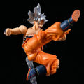 Kids Toy 16cm Dragon BallZ SHFiguart Super Figure White Haired Son Goku Action Figure DragonBall Migatte No Goku Model Toys Birthday Gift Mini - Figures. 