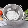 Stainless Steel Colander / Strainer Fruits & Vegetables Washing Bowl Good Quality. 