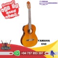 Yamaha C40 Classical Guitar Indonesian Beginner level classic guitar Nylon Strings. 