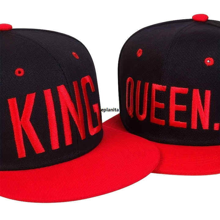 Hip%20Hop%20Fashion%20Baseball%20Cap%20King%20Queen%20embroidery%20Snapback%20Hats%20Adjustable%20sports%20Leisure%20Caps%20Men%20Women%20Outdoor%20sun%20hats%20-%20Image%203