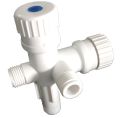WATERTEC Solution Tap 2 Head 2 Outlet 1/2'' RA VALVE PVC WT14550. 