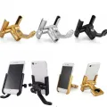 Universal Aluminum Alloy Rearview Mirror Mount & Handlebar Type Motorcycle Phone Holder for All Smartphone. 