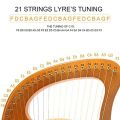 21 String Lyre Harp String Lyre String Small Harp Strings Accessories. 