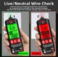 BSIDE A1 Voltage Tester 3-Results Display Non-Contact Voltage Detector Pen, Integrated Multimeter, Dual Range AC 6V-1000V/90V-1000V Electrical Sensor V-Alert Live Wire Checker. 