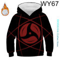 Naruto Children's Clothing Baby Boys Hoodies Men Women Clothes Kakashi Japanese Anime Boys Sasuke Costume. 