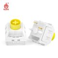 PCS Kailh Fried V2 Switch RGB Linear Switches Mechanical keyboard mx stem 5pin pom lubricating Yellow. 