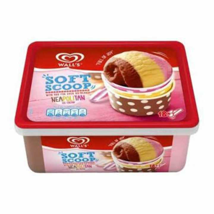Neapolitan Ice Cream Tub 1.8l - Walls