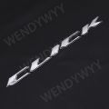 2pcs 3D Honda Click and 125i or 150i Emboss Letter Emblem Waterproof Badge Decal Tank Wheel Soft Sticker For Motorcycle Decor. 