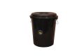 25L Plastic Bucket Handle With Metal Drum Handle And Lid For Water Bucket. 