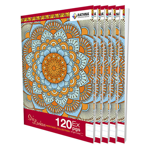 120 pages Single Rule 5 exercise books bundle package