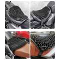 Silicone Motorcycle Seat Cover Air Seat Cushion Breathable Pressure Relief Protector for Cruiser Sport Touring Saddles. 