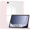 For Samsung Tab A9 Plus Smart Case Pen Holder SM-X210 SM-X215 SM-X216B Clear Acrylic Back Cover For Galaxy Tab A9 Plus 11 Case. 