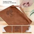 Simple Journal Notebook PU Leather Solid Color A5 Pocket Notepad Soft Cover with Elastic Strap Office Record Book. 