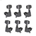 IUQXU 6pcs Sealed Guitar String Pegs Locking Tuners 3L3R Tuning Pegs S tring Tuner Acoustic Guitar Tuner Machine Head Knob 3Left 3Right. 
