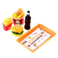 Dollhouse Mini Simulation Burger French Fries Full Home Bucket Scene Model Bo11. 