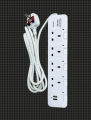 Extension Wire Cord With 4 Ac Sockets‎ & 2 USB Ports (V4LH985-3M). 