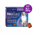 Nexgurd spectra tick and flea treatment  (1 tablet) 15kg -30kg. 