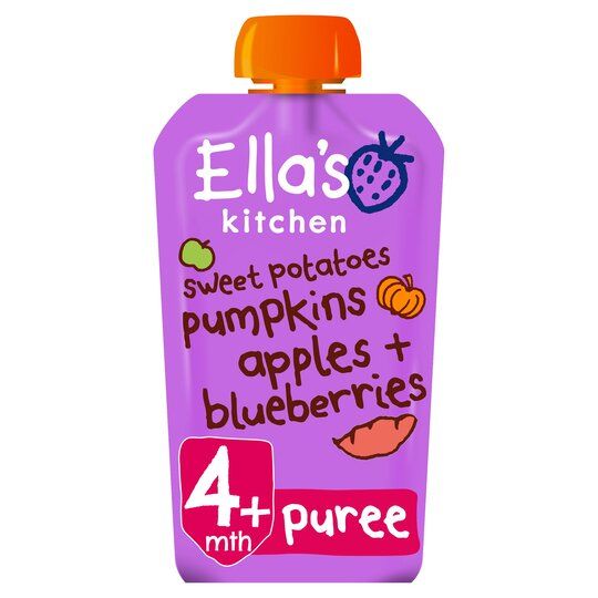 Ella's Kitchen Sweet Potato Pumpkin Apple & Blueberries 120G