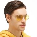 Night View Glass - Yellow Night View NV Yellow Glasses Night Vision Sunglass. 