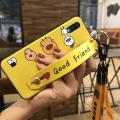 phone protector protective Phone Case For ZTE Blade A5 2020/A5 Lite Cute Cartoon Lanyard Kickstand phone case Waterproof. 