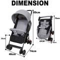 Baby Foldable Stroller Toddler Walker Foldable Stroller GO Cart HZ. 