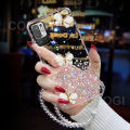 For Xiaomi Redmi Note 10 5G Cover + Crystal Wrist Strap Fashion 3D Rhinestone Butterfly Shiny Glitter Girls Phone Case Clear Soft Silicone Bumper Shockproof Protective Back Cover. 