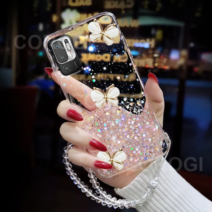For%20Xiaomi%20Redmi%20Note%2010%205G%20Cover%20+%20Crystal%20Wrist%20Strap%20Fashion%203D%20Rhinestone%20Butterfly%20Shiny%20Glitter%20Girls%20Phone%20Case%20Clear%20Soft%20Silicone%20Bumper%20Shockproof%20Protective%20Back%20Cover%20-%20Image%204