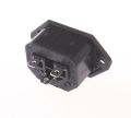 IEC-320 C13 Female PCB Mount Panel Power Socket. 