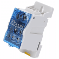 UKK 80A Terminal Blocks One In Several Out Power Distribution Junction Box Universal Electric Wire Connector Din Rail 6 Way Out. 