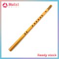 Hui 44CM Chinese Traditional 6 Hole Bamboo Flute Vertical Flute Musical Instrument. 