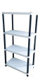 4 Shelf Rack - White. 