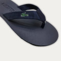 Men's Slippers Flip Flop Two Strap - Black | Dark Brown | Navy Blue. 