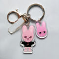 Kpop Stray Kids Skzoo Cartoon Cute Acrylic Keychain Keyring Key Holder Bag Pendant Accessories. 