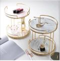 LUMIX Jewelry Tray Double-deck Cosmetics Storage Tray. 