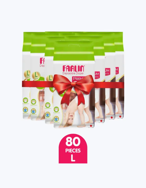 Farlin Disposable Pants L – 80 Pieces 9-14kg