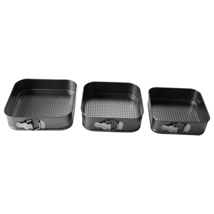 Square Springform Dessert Pan Nonstick Leakproof Cake Pan Bakeware ...