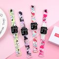 【Hengli jewelry story】Purple Electronic Watch Cartoon Fashion Children led Personalized Watch. 