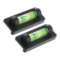【FOOT SOFA】​2pcs Liquid Level Indicator Mini Bubble Spirit Level 40x17x12mm For Daily Leveling With Magnet. 