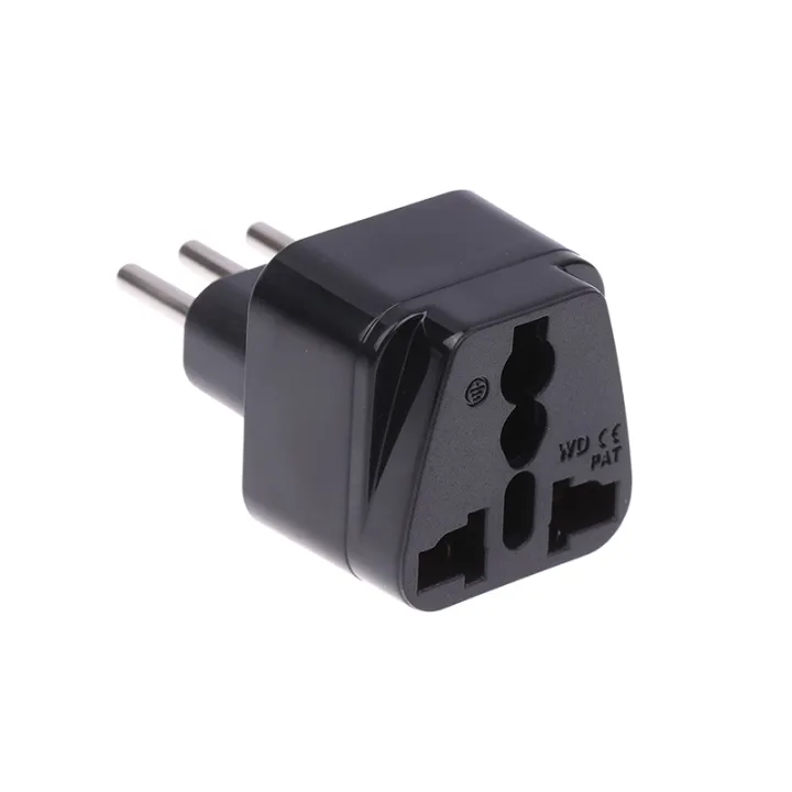 Plug Type In Italy 1 Piece Universal Plug UK/US/EU/AU To Italy Italian 3 Pin Travel Power ...